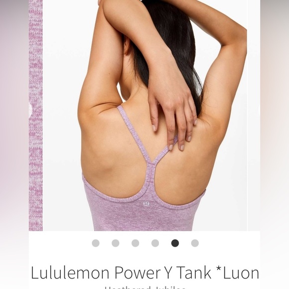 Lululemon Power Y Tank, size 12 - Picture 3 of 12
